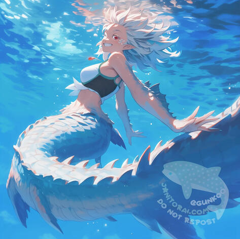 Roe-Albino Alligator